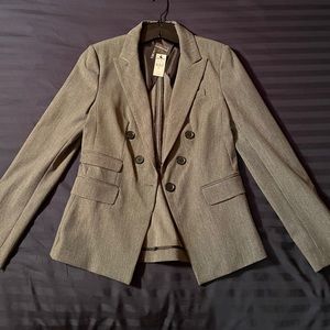 Express Women’s Grey Suit Jacket Size 8